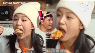 人氣女星才說要慢慢吃　下秒完食飯碗