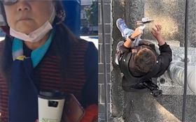 中二選區投票所外疑似出現攝影、監視、計票的違法狀況（合成圖／翻攝自王定宇臉書）