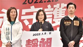 林靜儀、林昶佐、蔡英文、吳怡農、林佳龍、蔡其昌（圖／民進黨提供）