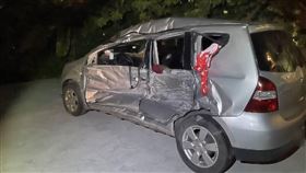 台南,車禍,聯結車,1家四口,命危,母親,幼童