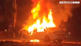 高雄,旗山,月光山隧道,自撞,火燒車,死亡