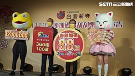 財神到！台彩新春加碼8.8億　百萬獎360組連開15天。台彩董事暨發言人黃志宜（圖／記者戴玉翔攝影）