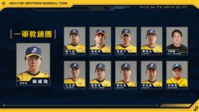 ▲中信兄弟2022年教練團。（圖／中信兄弟球團提供）