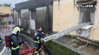 舊式除濕機故障悶燒　一家六口驚險逃