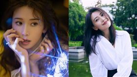 高圓圓，林志玲。(圖／微博)