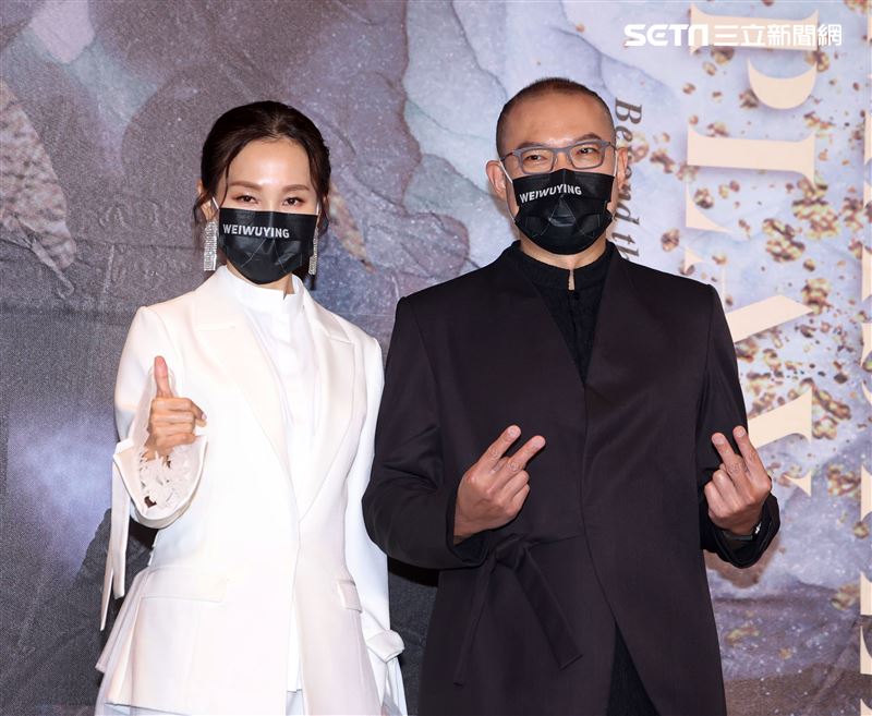 彭佳慧、指揮大師簡文彬跨樂衛武營音樂會。（記者邱榮吉/攝影）