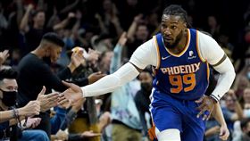 ▲克勞德（Jae Crowder）單場飆進5顆三分球，追平本季新高。（圖／美聯社／達志影像）