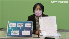 民進黨團召開「修憲何等大事，國民黨麥走」記者會。民進黨團幹事長劉世芳。（圖／記者盧素梅攝影）