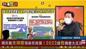 前立委鄭寶清在《94要客訴》透露桃園市長勝選關鍵