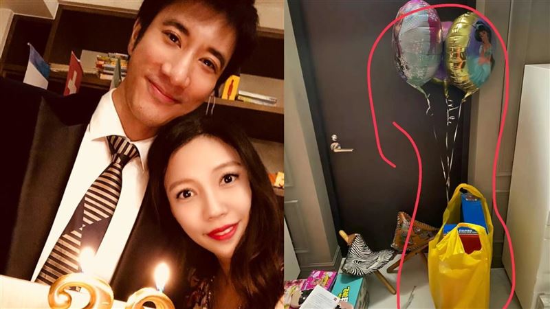 疑似王力宏家裡另一視角的照片被曝光,原PO罵李靚蕾「良心被狗吃了嗎」。(圖/翻攝自微博)