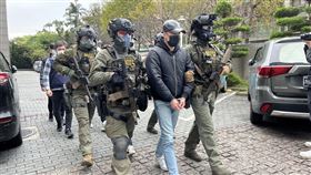 刑事局拘提竹聯幫弘仁會長小阿閎林聖閎 記者李依璇攝影