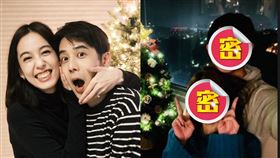 胡宇威與陳庭妮（左圖）宣布求婚成功，網友敲碗下一對接力宣布好消息的是他們。（圖／翻攝自IG）