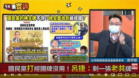 台灣韜略策進協會副理事長張宇韶在《94要客訴》表示，國民黨那些老藍男小心經國先生晚上託夢給你開罵