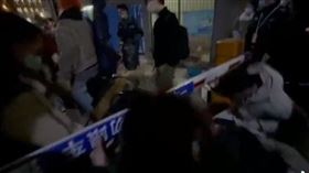 Omicron,中國,確診,封校,上海大學,學生,逃亡,疫情(圖／翻攝自倾听指尖的微博视频