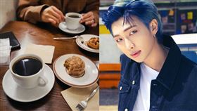 RM曬出他到一間咖啡店的新照，意外拯救了一家小店。（圖／翻攝自rkive IG）