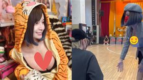 網紅魔術師Davio呆米歐跟「雪乳戰神」郭鬼鬼/IG、抖音