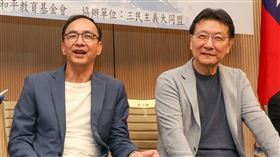 洪秀柱、趙少康、朱立倫出席憲保臺論壇。（圖／朱立倫辦公室提供）