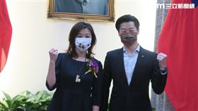 民進黨立委林靜儀完成宣誓就職。（圖／記者盧素梅攝影）