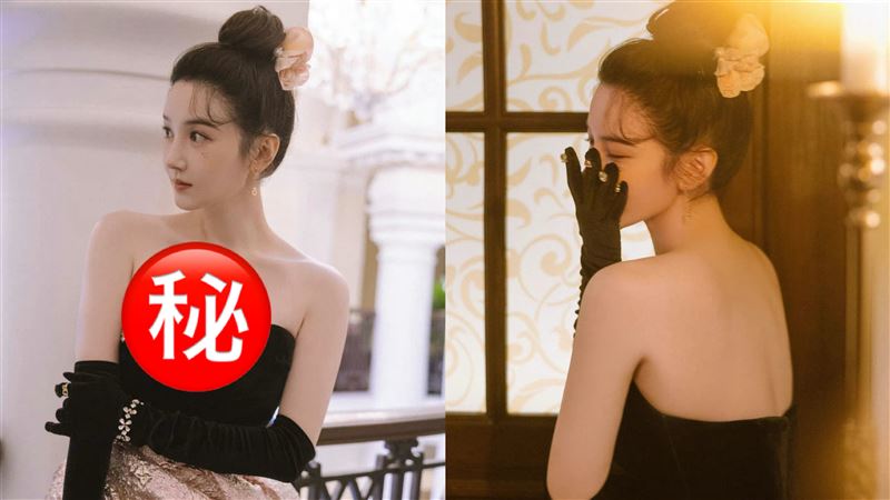 女星變火辣版公主　穿低胸禮服送福利