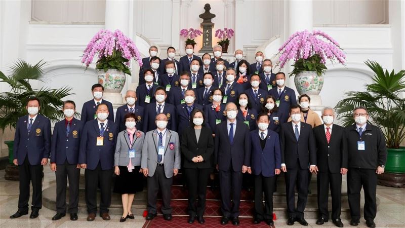 國際扶輪為弱勢付出　蔡英文總統肯定