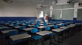 明新科大,消毒,確診（圖／明新科技大學提供）