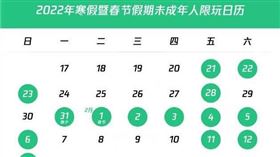 騰訊遊戲限制未成年人的玩遊戲時間。（圖／翻攝自微博）