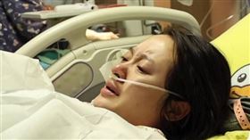 孫銥自述產後突然大出血、寶寶也被下了病危通知的過程。（圖／翻攝自微博）