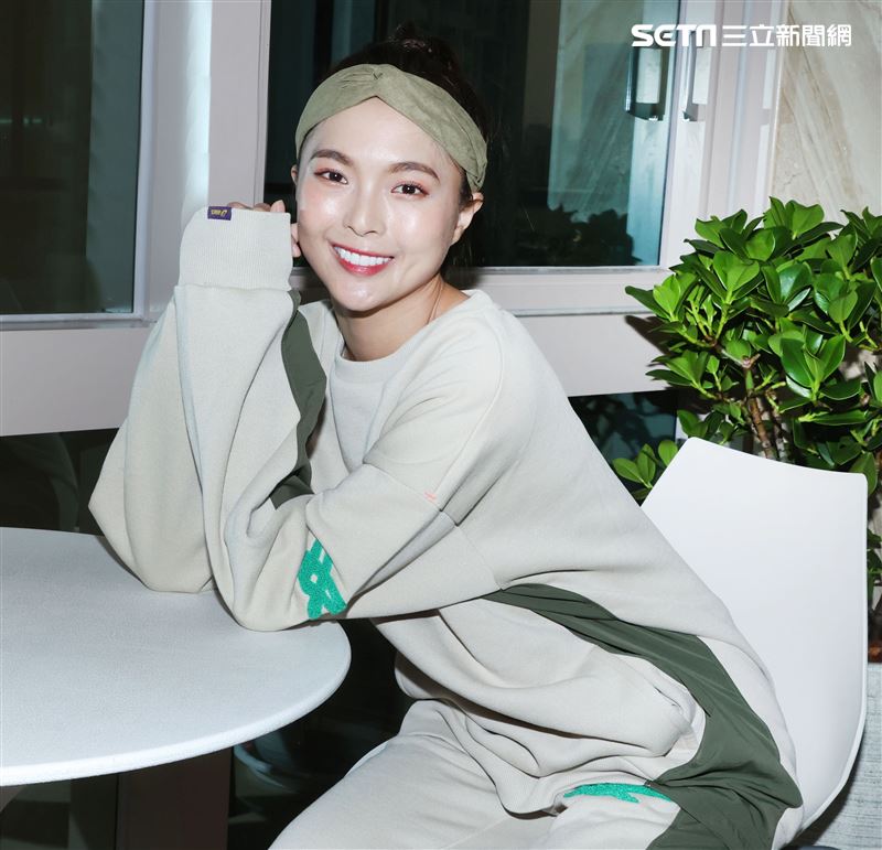 全明星3小豬黃沐妍三立新聞網專訪。（記者邱榮吉/攝影） 