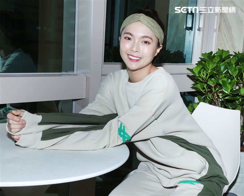 全明星3小豬黃沐妍三立新聞網專訪。（記者邱榮吉/攝影） 