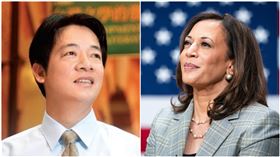 賴清德（左）與賀錦麗。（合成圖／翻攝自賀錦麗、賴清德臉書）