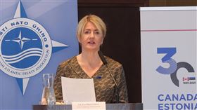 愛沙尼亞外交部長酈梅茨（Eva-Maria Liimets）。（圖／翻攝自Eva-Maria Liimets推特）