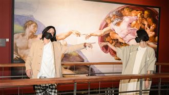名畫動起來　鍾瑶搶先觀展華麗內部曝