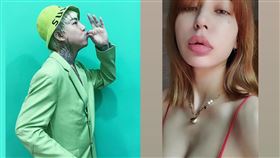 謝和弦數度在社群開嗆前妻Keanna。（圖／翻攝自謝和弦臉書、Keanna IG）