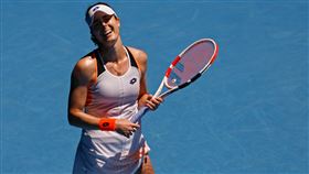 柯爾妮（Alize Cornet）(圖／美聯社／達志影像)