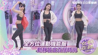 兼具美型機能 夢幻皮紋運動服誕生