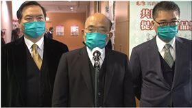 行政院長蘇貞昌20日下午出席「馬路好行」頒獎典禮。