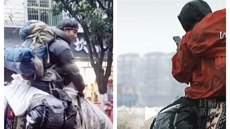 他騎馬返鄉　網見路線吐槽：馬先累死