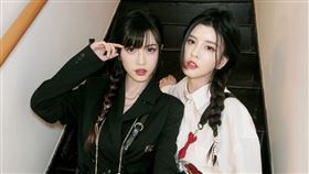 By2/妹妹YUMI孫雨／姐姐Miko孫涵。微博