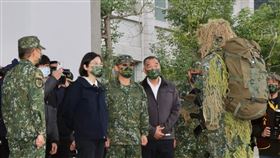 總統蔡英文視察台東太平營區（圖／記者黎冠志攝影）