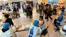 新北市中大型疫苗接種站（圖／新北衛生局提供）