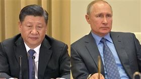 普丁 習近平 （組合圖／翻攝自官方推特@KremlinRussia、資料照)