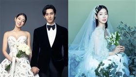 朴信惠 崔泰俊 婚紗照曝光。（圖／翻攝自IG／salt_ent）