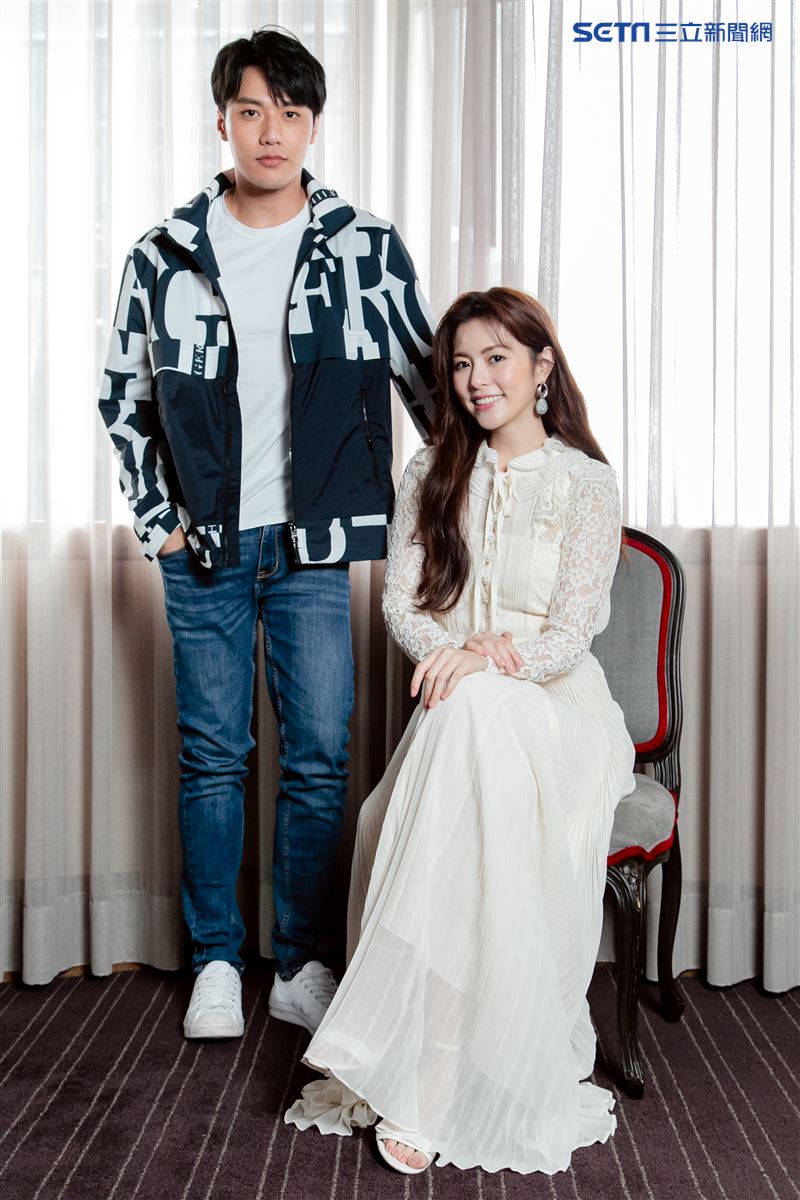 任容萱、張睿家《如果花知道》三立新聞網專訪。（圖／記者楊澍攝影）