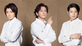 日本舞台劇《哈利波特：被詛咒的孩子》將由藤原龍也（左起）、
、石丸幹二、向井理輪流飾演。（圖／翻攝自TBS官網）