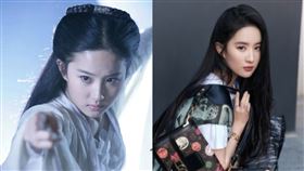 劉亦菲/小龍女。（圖／翻攝自劉亦菲微博）