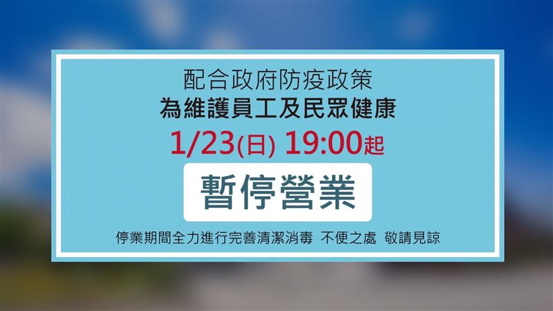 高雄大立百貨傳確診足跡　閉館清消