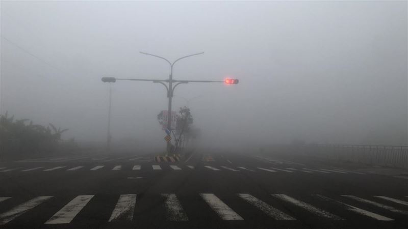 4縣市濃霧特報！能見度不到2百公尺