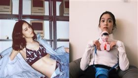 陳庭妮與胡宇威宣布結婚喜訊後，po出色色公仔照喊害羞。（圖／翻攝自陳庭妮IG）