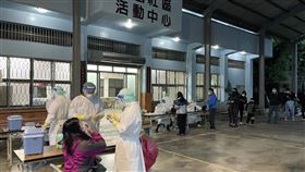 新竹縣,湖口,篩檢站,採檢（圖／新竹縣府提供）