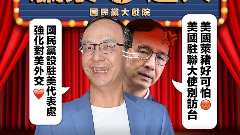 藍營年後揭牌駐美處　顏若芳：騙選票